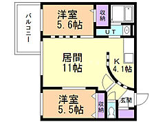 物件の間取り