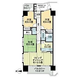 間取図画像 3LDK