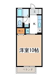 メゾン・コスモス 1Kの間取図画像