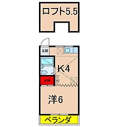 間取図画像 1DK