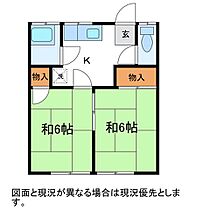 垂沢アパート（墨坂）  ｜ 長野県須坂市墨坂５丁目2-18（賃貸アパート2K・1階・34.65㎡） その2