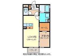 グラノーラ2 1LDKの間取図画像