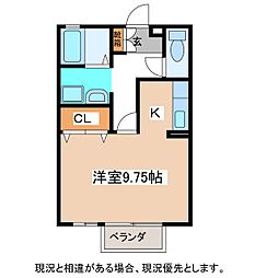 フローレンスみわ東 ワンルームの間取図画像