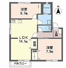 物件の間取り