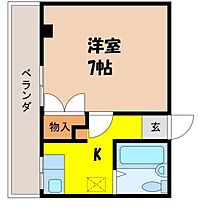 Maison des VERRE α  ｜ 長野県上伊那郡箕輪町大字中箕輪（賃貸マンション1K・4階・25.92㎡） その2