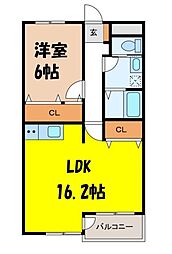 間取図画像 1LDK