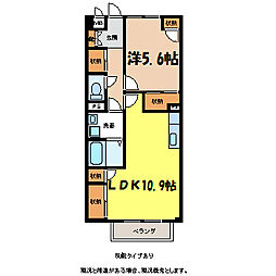 ドリームノスタルジア 1LDKの間取図画像