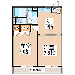 物件の間取り