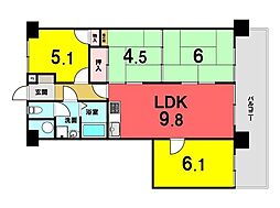 間取図画像 4DK