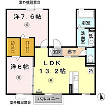 クレールコート 203 ｜ 兵庫県神戸市西区小山1丁目7-25（賃貸アパート2LDK・2階・62.10㎡） その2