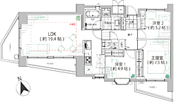 間取図画像 3LDK