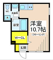 ステップ柴崎  ｜ 東京都調布市佐須町5丁目9-6（賃貸アパート1R・1階・26.92㎡） その2