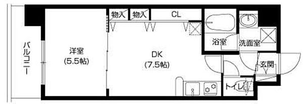 大阪府大阪市福島区福島3丁目(賃貸マンション1DK・4階・32.76㎡)の写真 その2