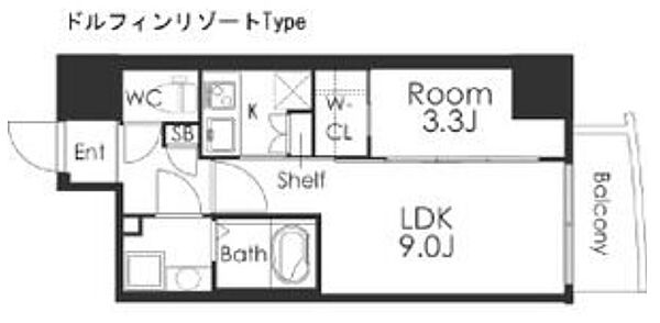 大阪府大阪市中央区博労町2丁目(賃貸マンション1LDK・13階・31.13㎡)の写真 その2