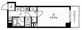 大阪府大阪市中央区大手通1丁目4-8（賃貸マンション1K・4階・20.53㎡） その2