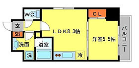 グリッドコート天神橋  ｜ 大阪府大阪市北区天神橋8丁目（賃貸マンション1LDK・2階・35.01㎡） その2