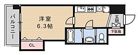 大阪府大阪市城東区東中浜2丁目（賃貸マンション1K・6階・22.60㎡） その2