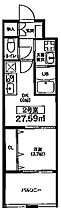 ビガーポリス412天満二丁目II  ｜ 大阪府大阪市北区天満2丁目4-3（賃貸マンション1DK・4階・27.59㎡） その2