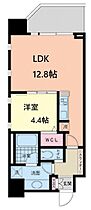 大阪府大阪市中央区島町1丁目（賃貸マンション1LDK・11階・43.02㎡） その2