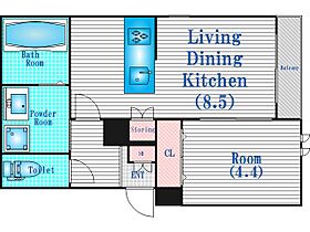 大阪府大阪市城東区野江3丁目16-11（賃貸マンション1LDK・3階・36.48㎡） その2