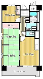 メゾンドーム三軒家 3階/401号室