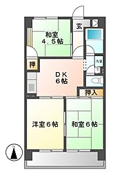 間取図画像 3DK