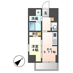 間取図画像 1DK