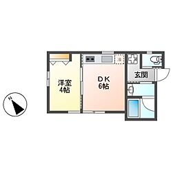 間取図画像 1DK