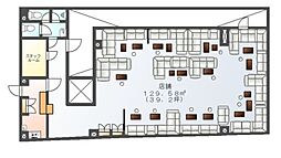 カトレヤビルの間取図画像