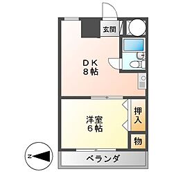 間取図画像 1DK