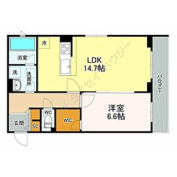 間取図画像 1LDK