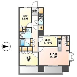 間取図画像 3LDK