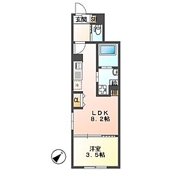間取図画像 1LDK