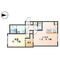 間取図画像 1LDK