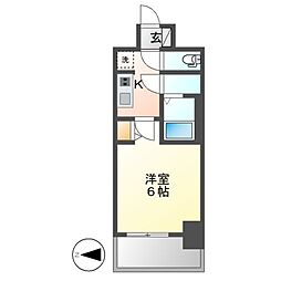 メイクス今池PRIME 1Kの間取図画像