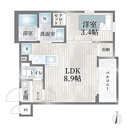 間取図画像 1LDK