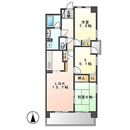 間取図画像 2SLDK