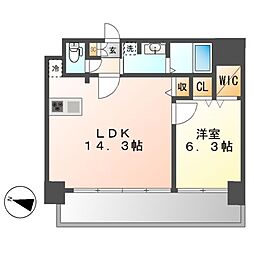 間取図画像 1LDK
