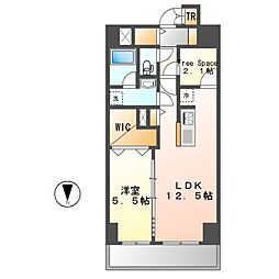 CLOVER泉 1SLDKの間取図画像