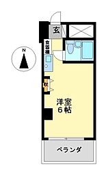 ラ・レジダンス・ド・シャトレーヌ 1Kの間取図画像