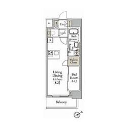 LiveFlat千種WEST 1LDKの間取図画像