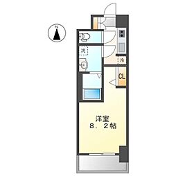 S-RESIDENCE庄内通 1Kの間取図画像