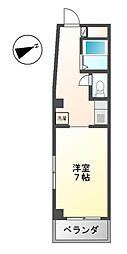 ドール新栄 1Kの間取図画像
