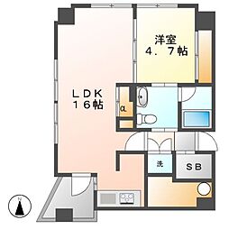 YZmahoroba 1LDKの間取図画像