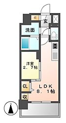 ポルタニグラ大須 1LDKの間取図画像