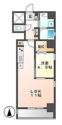 KCLASSYIZUMI 1LDKの間取図画像