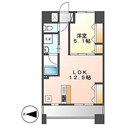 Starheights3 1LDKの間取図画像