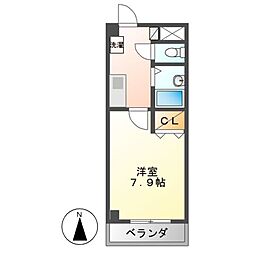 プロビデンス泉 1Kの間取図画像