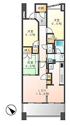 グランカーサ上前津 3LDKの間取図画像