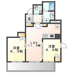 物件の間取り